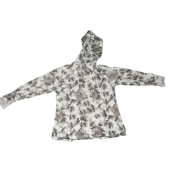 Carhartt light  size l active/athleisure long sleeve hoodie half buttons - Picture 3 of 5